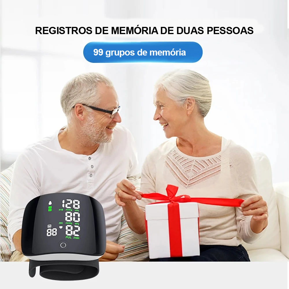 Monitor de presión arterial de muñeca inteligente Oria