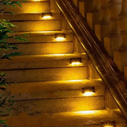 4x1 Luces con panel solares para exteriores