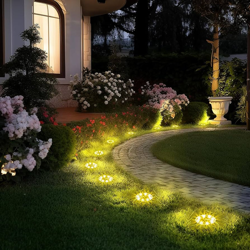 Combo x6 unidades Iluminación Solar Exterior para Jardin