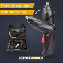 Kit Destornillador Eléctrico Inalámbrico 3.6V (47 Piezas)