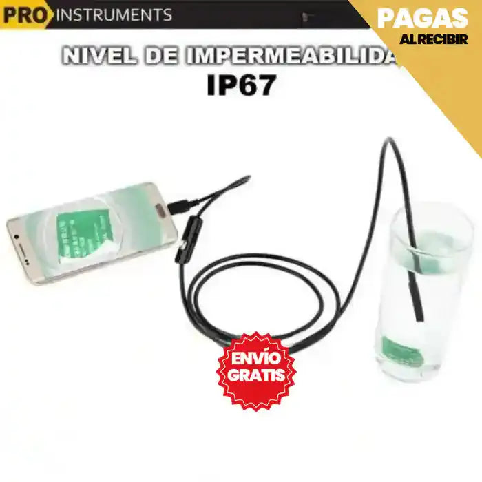 CAMARA ENDOSCOPICA PARA ANDROID, 5 METROS 📷