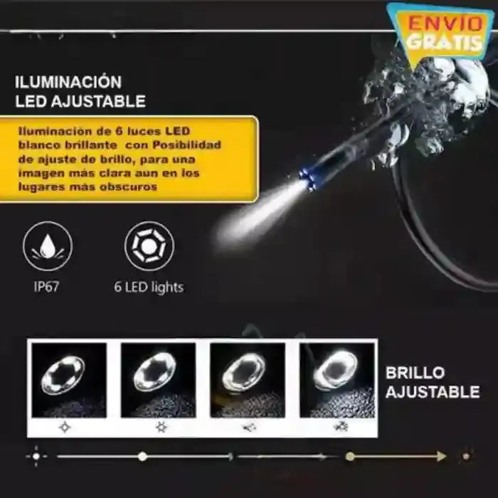 CAMARA ENDOSCOPICA PARA ANDROID, 5 METROS 📷